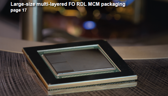 Large-size multi-layered fan-out RDL multi-chip module packaging